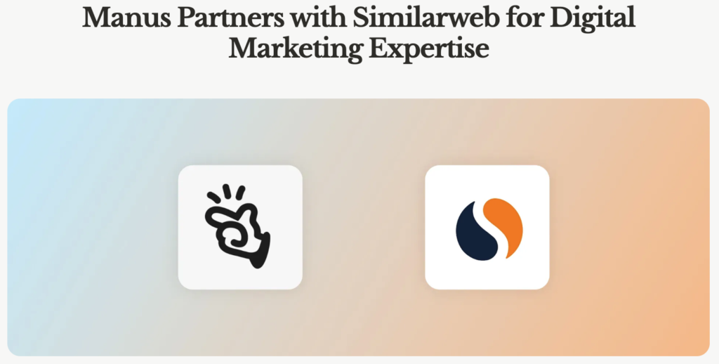 Manus announces Similarweb partnership for digital marketing research capabilities for the copywriting tech stack