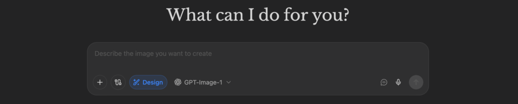 The user interface for Manus, a tool for AI copywriting.